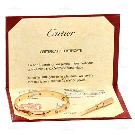 cartier certificate of authenticity|how to authenticate cartier bag.